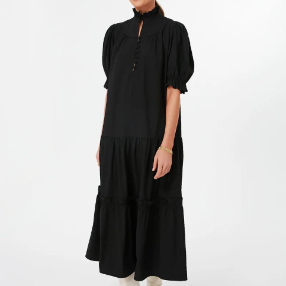 Tuckernuck Pomander Place Black Selena Maxi Dress
